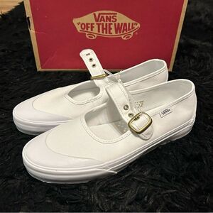 VANS Mary Jane white shoes sneakers women’s 8.5 new